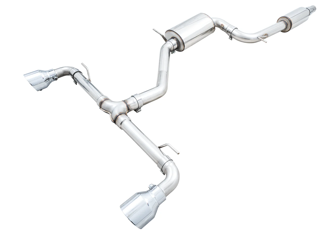AWE Touring Edition Exhaust for VW MK8 GTI - Chrome Silver Tips - Image 12