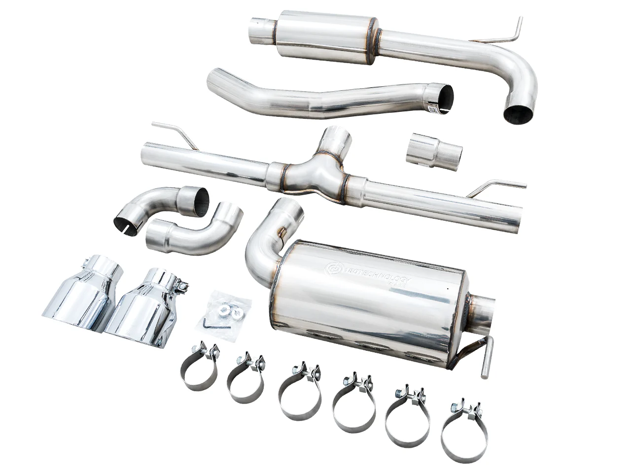 AWE Touring Edition Exhaust for VW MK8 GTI - Chrome Silver Tips - Image 16