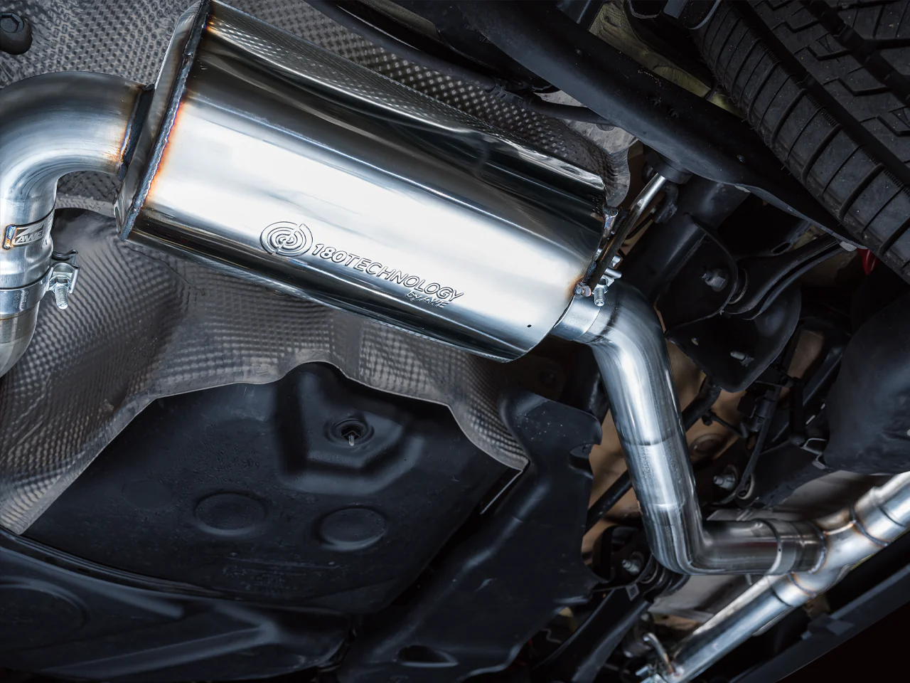 AWE Touring Edition Exhaust for VW MK8 GTI - Diamond Black Tips - Image 10