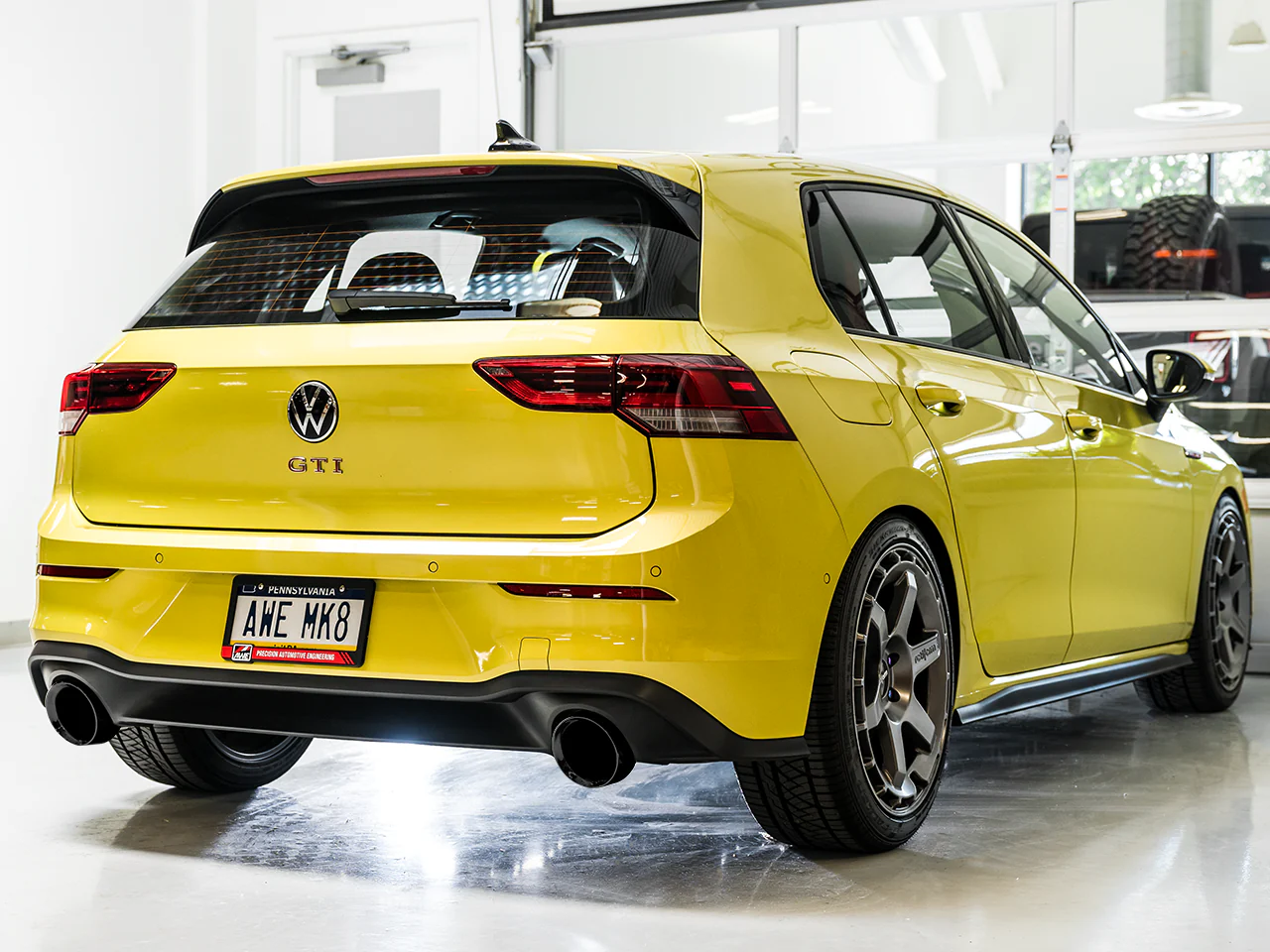 AWE Touring Edition Exhaust for VW MK8 GTI - Diamond Black Tips - Image 13
