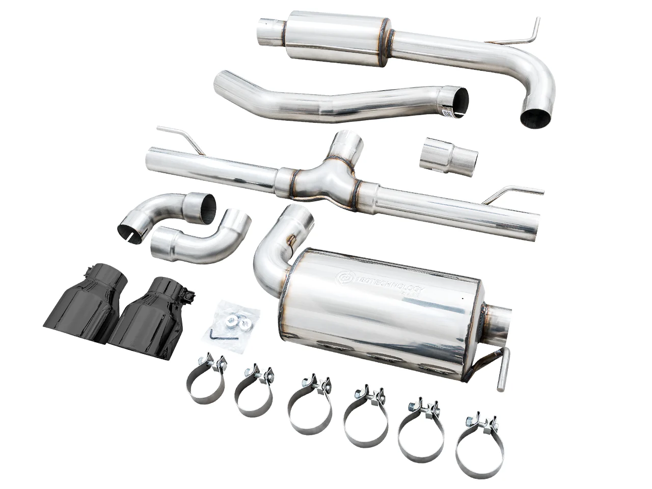 AWE Touring Edition Exhaust for VW MK8 GTI - Diamond Black Tips - Image 6