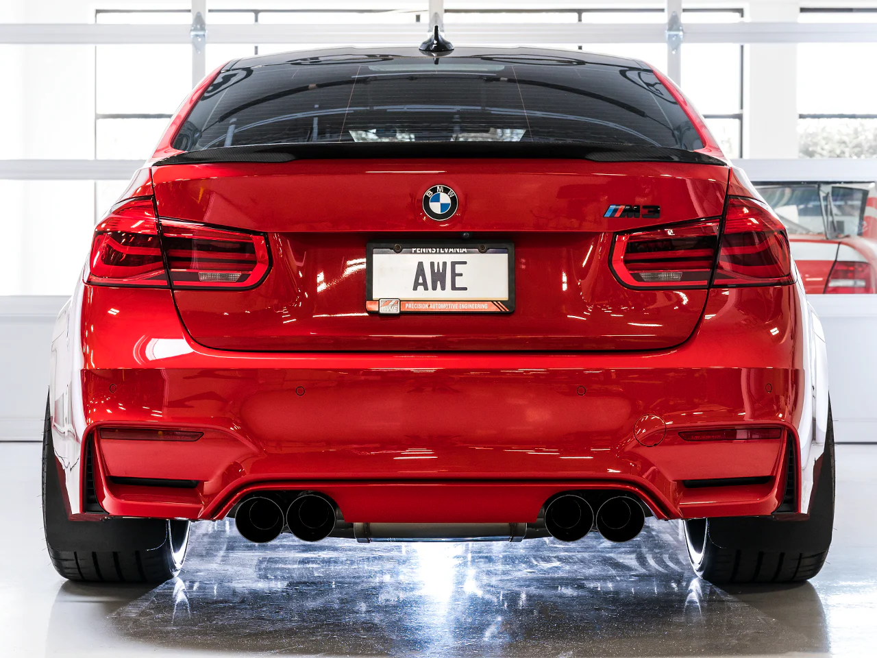 AWE Track Edition Catback Exhaust for BMW F8X M3/M4 - Diamond Black - Image 2