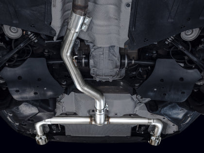 AWE Track Edition Catback Exhaust for BMW G2X 330i/430i - Chrome Silver