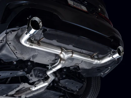 AWE Track Edition Catback Exhaust for BMW G2X 330i/430i - Chrome Silver - Image 4