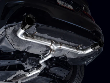 AWE Track Edition Catback Exhaust for BMW G2X 330i/430i - Diamond Black - Image 9