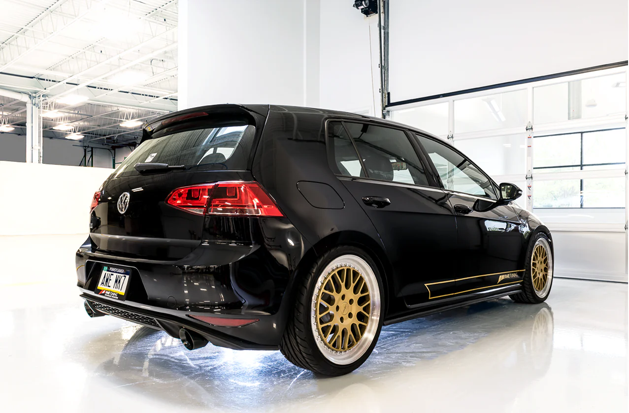 AWE Track Edition Exhaust for VW MK7.5 GTI - Diamond Black Tips - Image 2