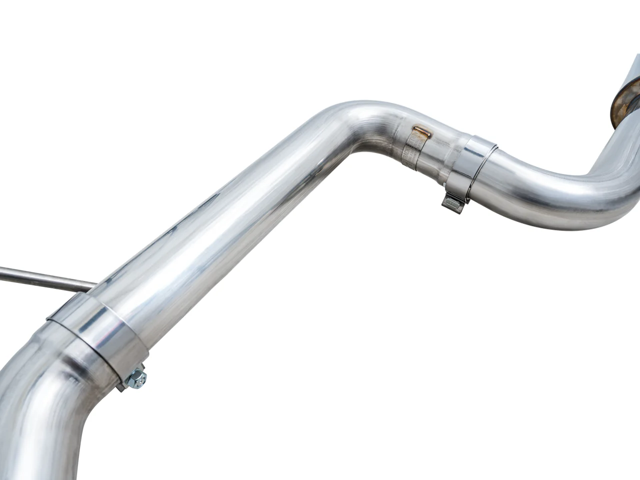 AWE Track Edition Exhaust for VW MK8 GTI - Chrome Silver Tips - Image 3