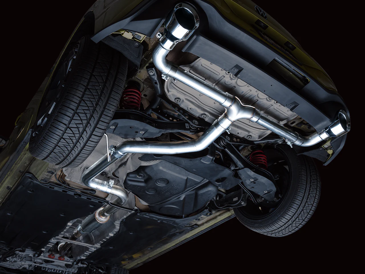 AWE Track Edition Exhaust for VW MK8 GTI - Chrome Silver Tips - Image 8