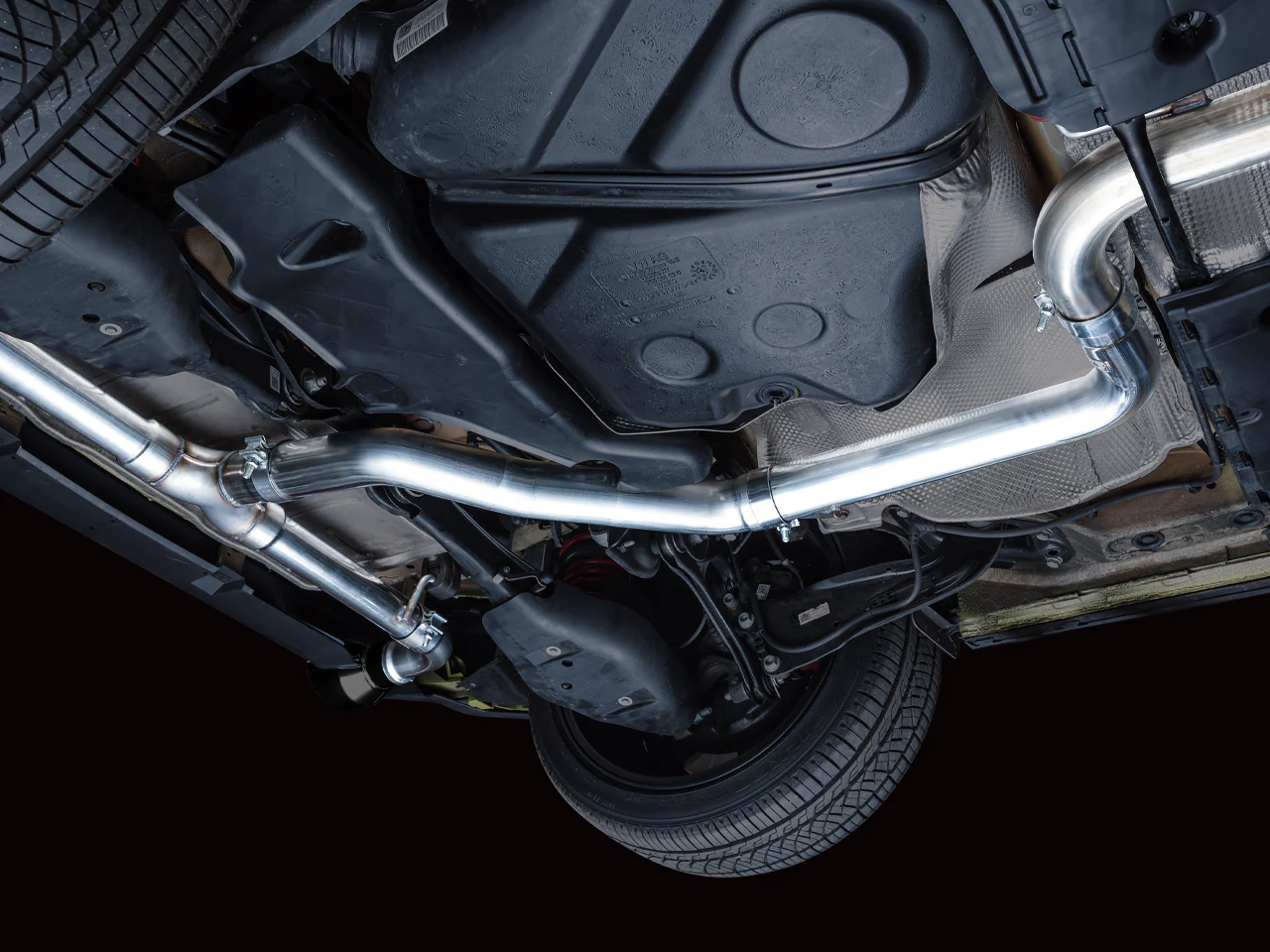 AWE Track Edition Exhaust for VW MK8 GTI - Diamond Black Tips - Image 7