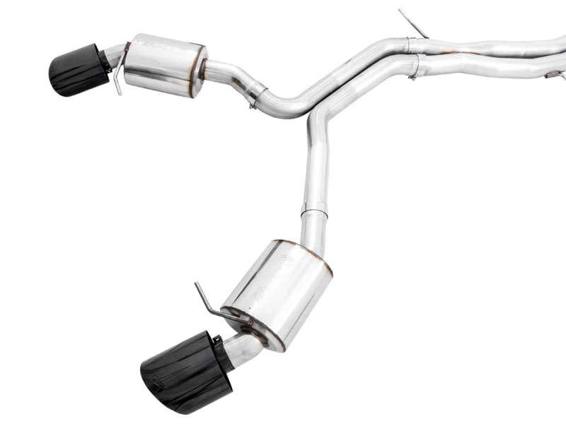 AWE Tuning Audi B9.5 RS5 Sportback Non-Resonated Touring Edition Exhaust - RS-Style Diamond Blk Tips - Image 2