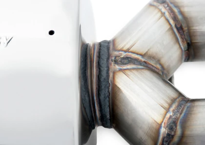 AWE Tuning Audi C7.5 A6 3.0T Touring Edition Exhaust - Quad Outlet Chrome Silver Tips - Image 3