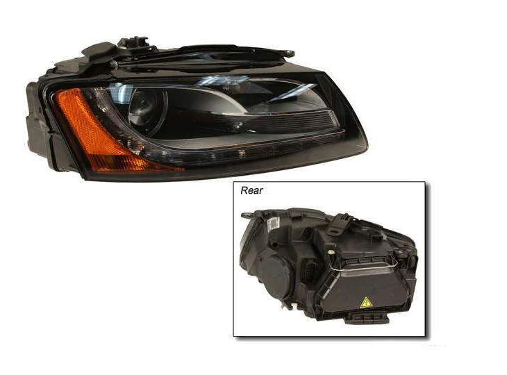 B8 A5 Passenger's Side Headlight- With Adaptive