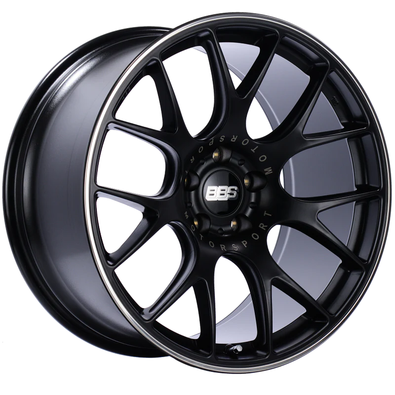 BBS CH-R 20x10.5 5x114.3 ET24 CB66 Satin Black Polished Rim Protector Wheel