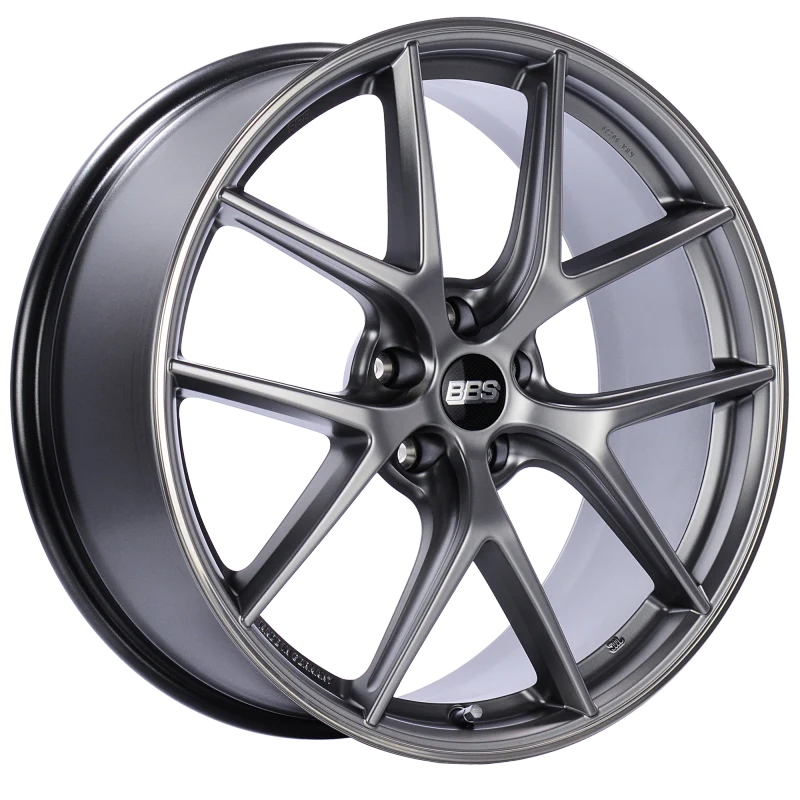 BBS CI-R 20x8.5 5x120 ET32 Platinum Silver Polished Rim Protector Wheel -82mm PFS/Clip Required