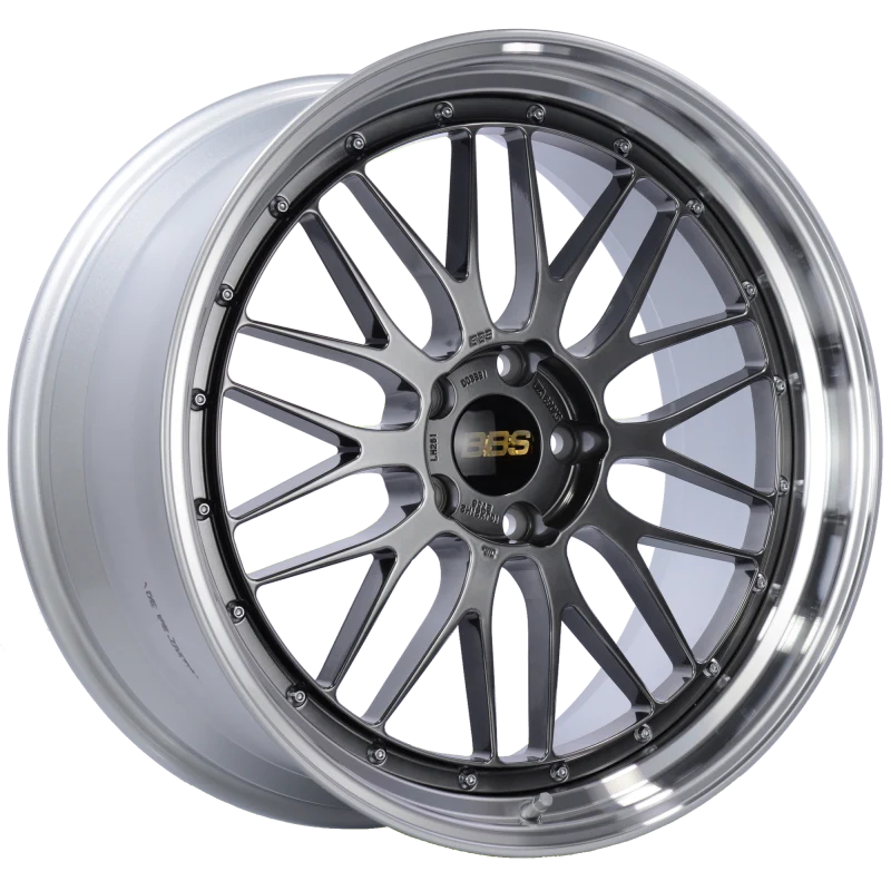 BBS LM 21x10 5x120 ET38 Diamond Black Center Diamond Cut Lip Wheel -82mm PFS/Clip Required