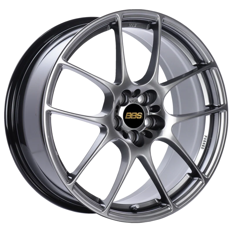 BBS RF 18x8 5x112 ET45 Diamond Black Wheel -82mm PFS/Clip Required