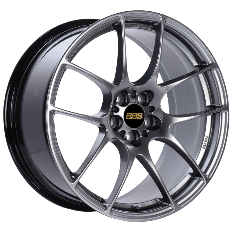 BBS RF 18x9 5x114.3 ET48 Diamond Black Wheel -82mm PFS/Clip Required