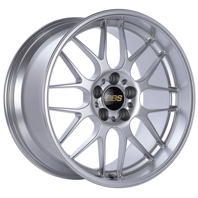 BBS RG-R 18x8.5 5x120 ET13 Diamond Silver Wheel -82mm PFS/Clip Required