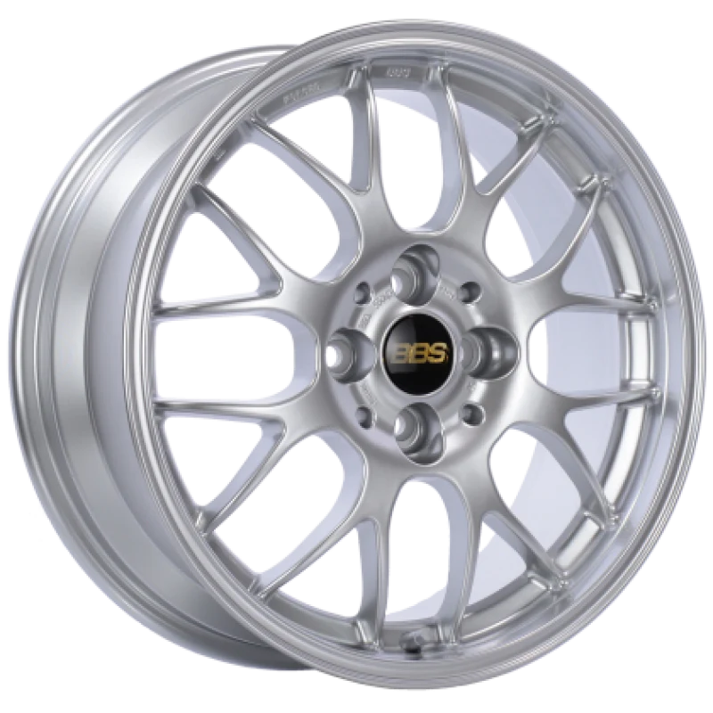 BBS RG-R 18x9.5 5x120 ET33 Diamond Silver Wheel - 82mm PFS Required