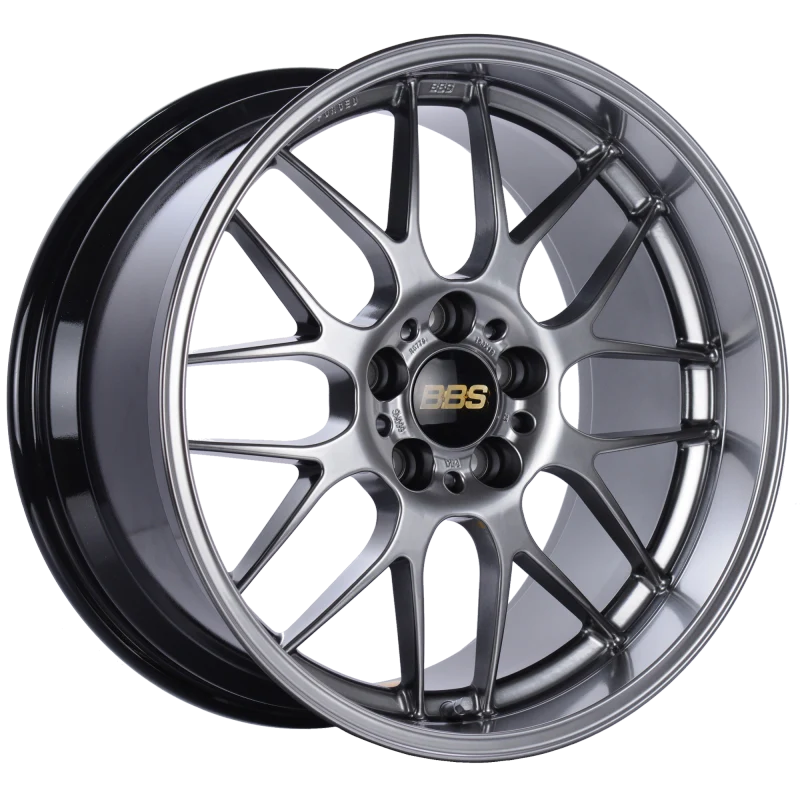 BBS RG-R 19x8.5 5x114.3 ET18 Diamond Black Wheel -82mm PFS/Clip Required