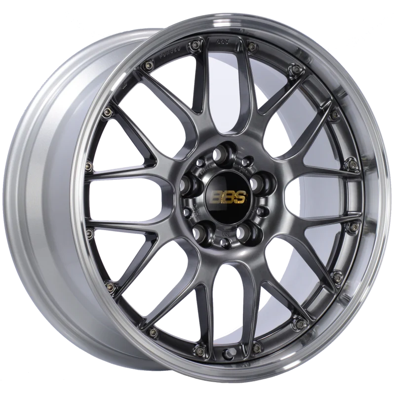 BBS RS-GT 18x10 5x130 ET65 CB71.6 Diamond Black Center Diamond Cut Lip Wheel