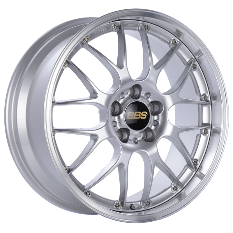BBS RS-GT 18x10 5x130 ET65 CB71.6 Diamond Silver Center Diamond Cut Lip Wheel