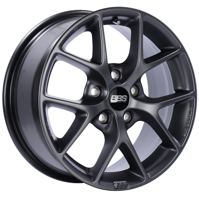 BBS SR 16x7 5x112 ET48 Satin Grey Wheel -82mm PFS/Clip Required