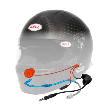 Bell HP6 RD-4C Carbon FIA8860-2018 (HANS) - Large (Size 60) - Image 2