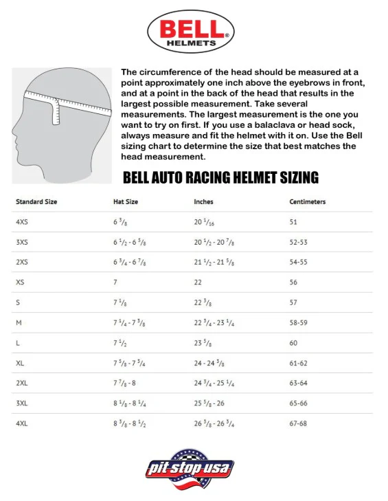 Bell RS7 Carbon No Duckbill FIA8859/SA2020 (HANS) - XXS (Size 54) - Image 2