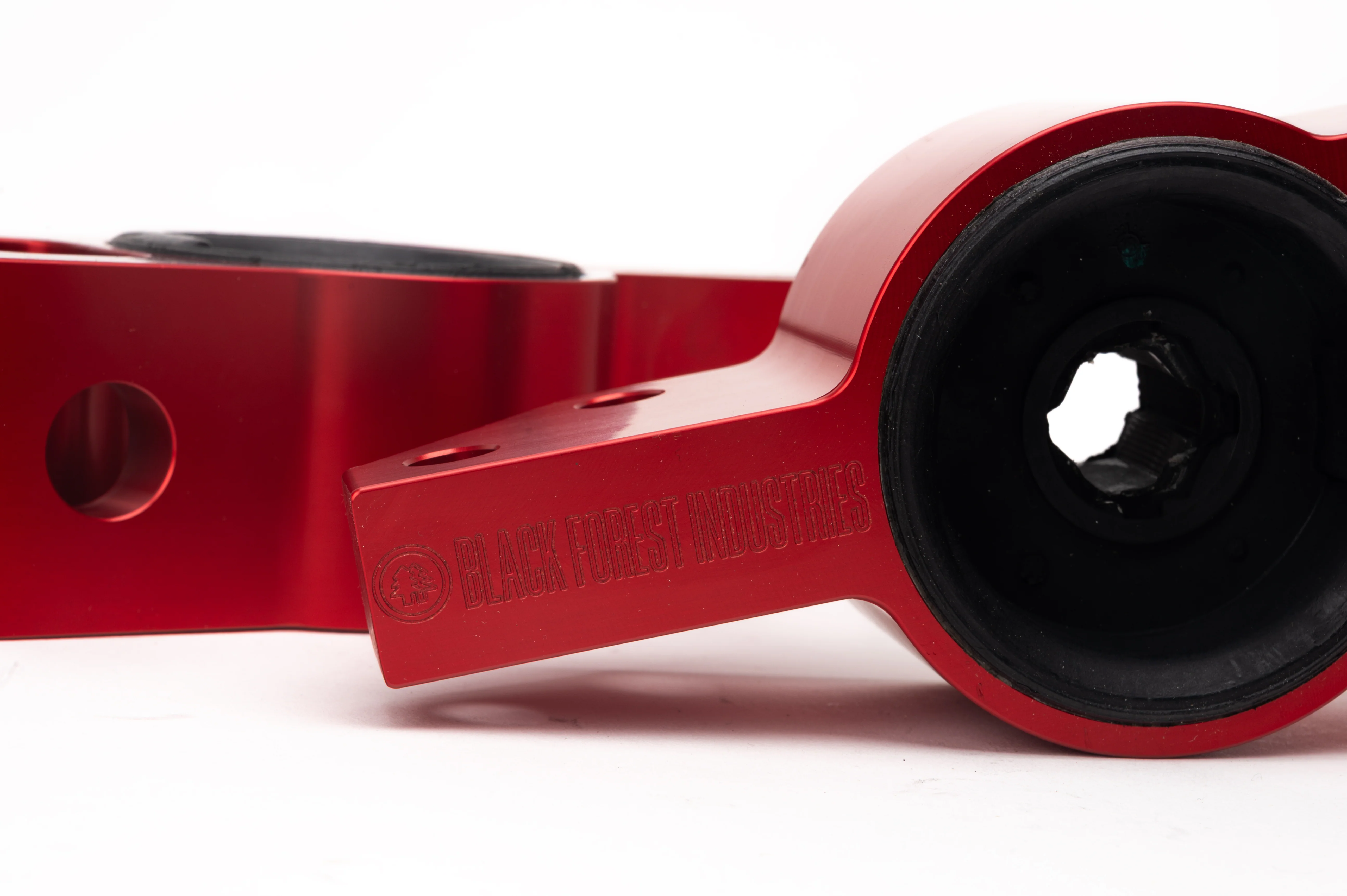 BFI B6 Passat / 5N Tiguan Caster+ Rear Control Arm Brackets w/ TTRS Solid Rubber Bushings - Image 3