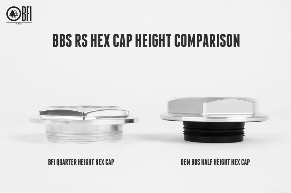 BFI BBS RS Polished Billet Hex Nuts (58mm) - Image 4