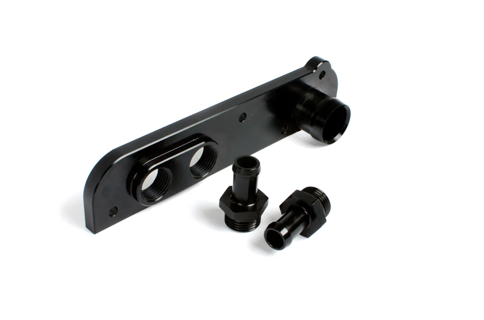 BFI FSI CrankCase Breather Adapter w/ twin -8 to Flare Fittings - Image 2