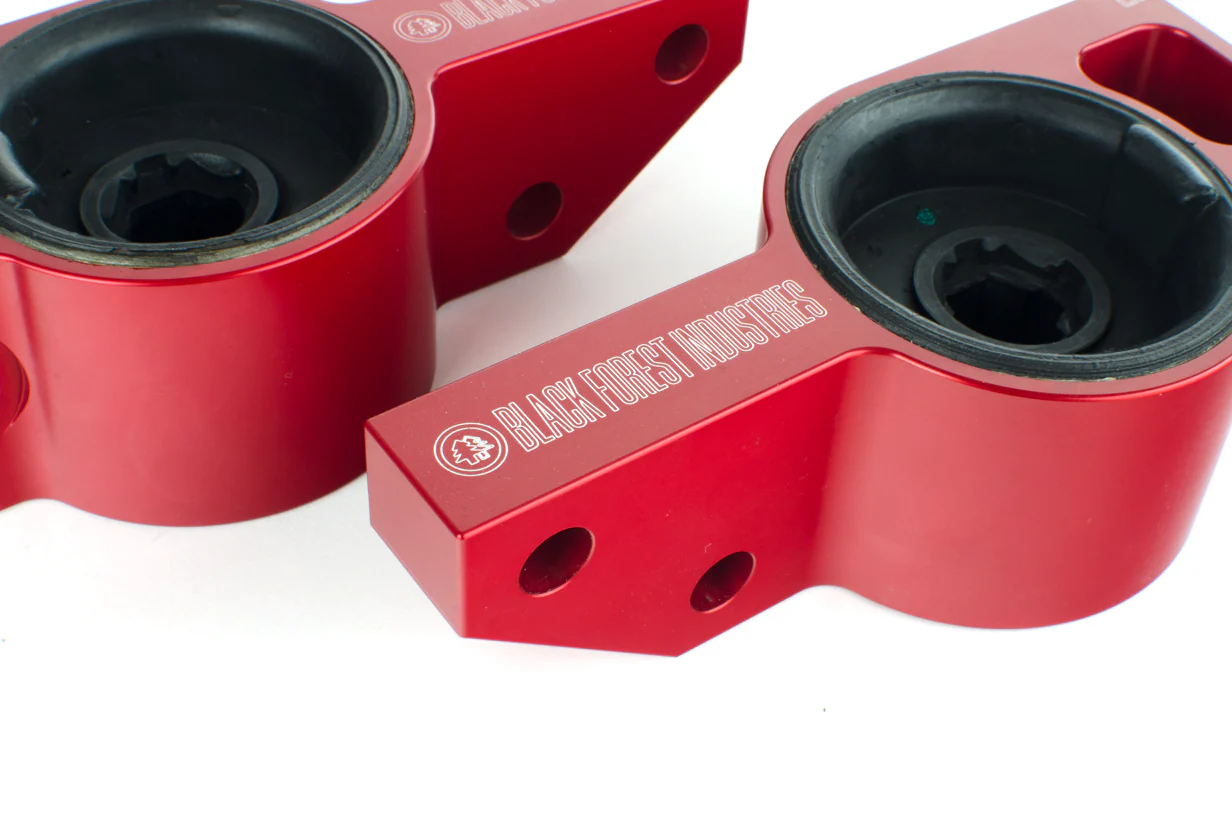 BFI MK5 / MK6 Caster+Rear Control Arm Brackets w/ TTRS Solid Rubber Bushings - Image 2