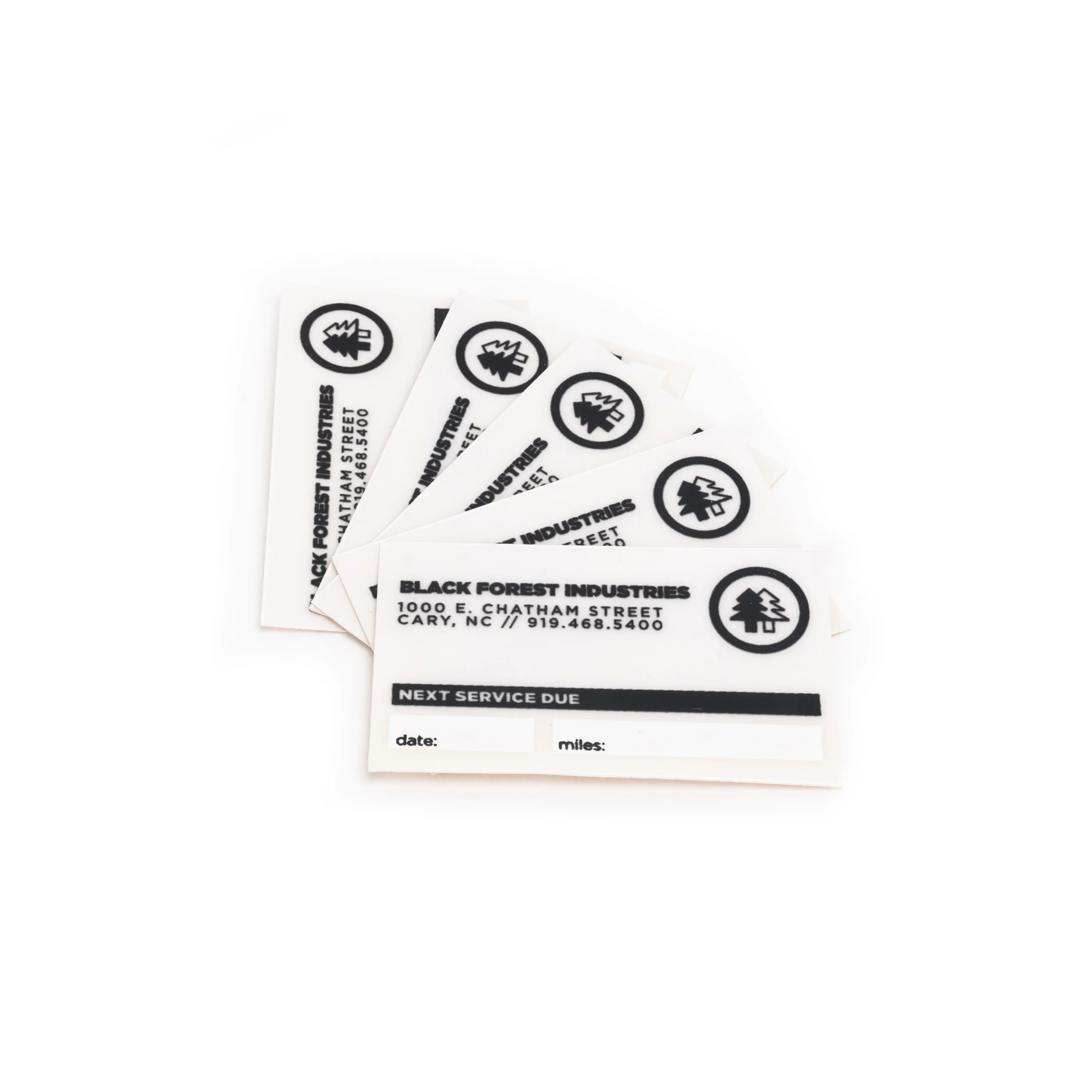 BFI Service Stickers - Pack of 5