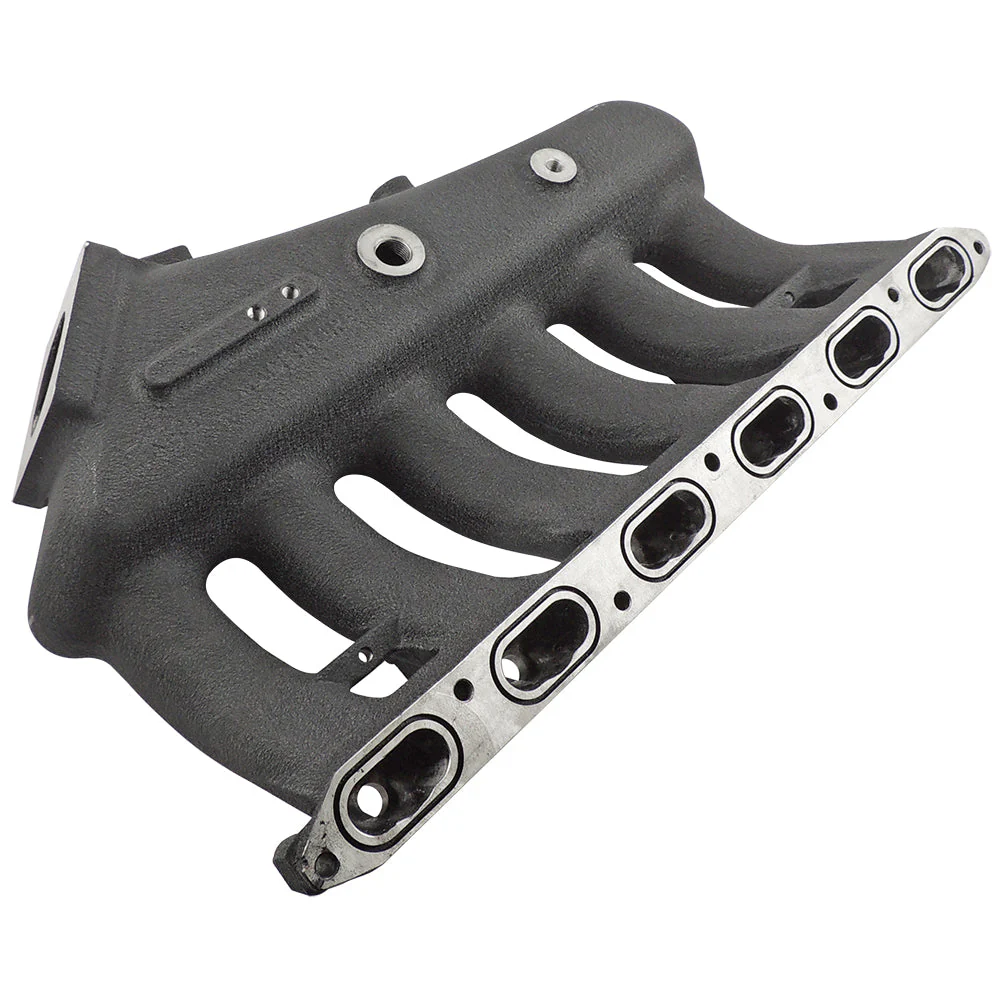 SPA TURBO BMW E36 325 328 M3 (M50/M52) CAST ALUMINUM INTAKE MANIFOLD OEM THROTTLE - BLACK - PRE SALE - Image 4