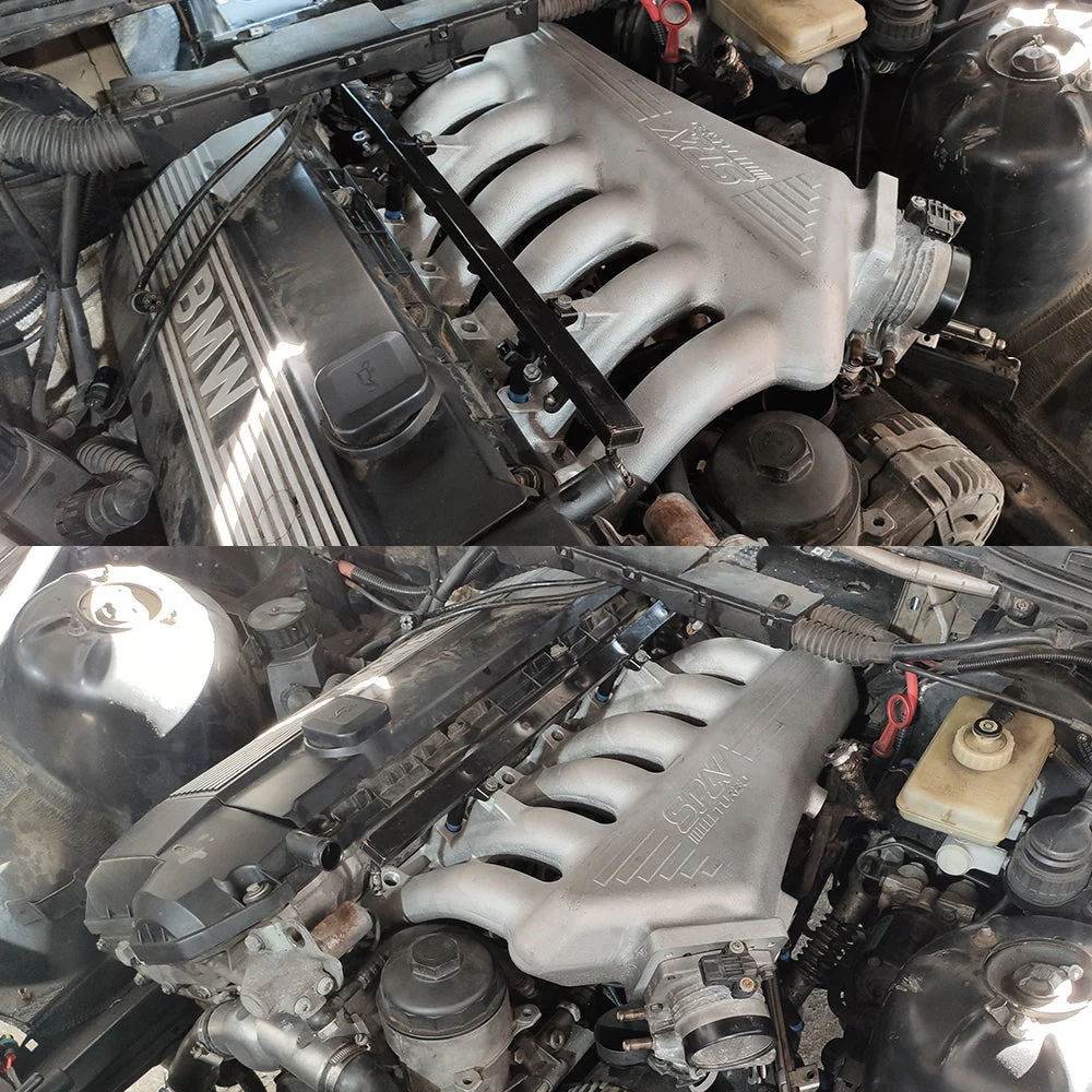 SPA TURBO BMW E36 325 328 M3 (M50/M52) CAST ALUMINUM INTAKE MANIFOLD WITHOUT THROTTLE BOLT HOLES - Image 8