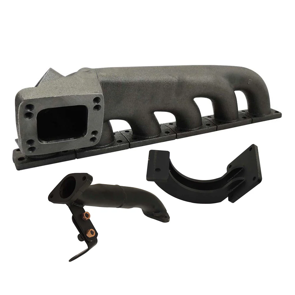 SPA TURBO BMW E36 M3 S50 TU M5X Turbo Exhaust Manifold - TMB01 + Turbo Motor Mount + Wastegate mount WG 2 bolt mount