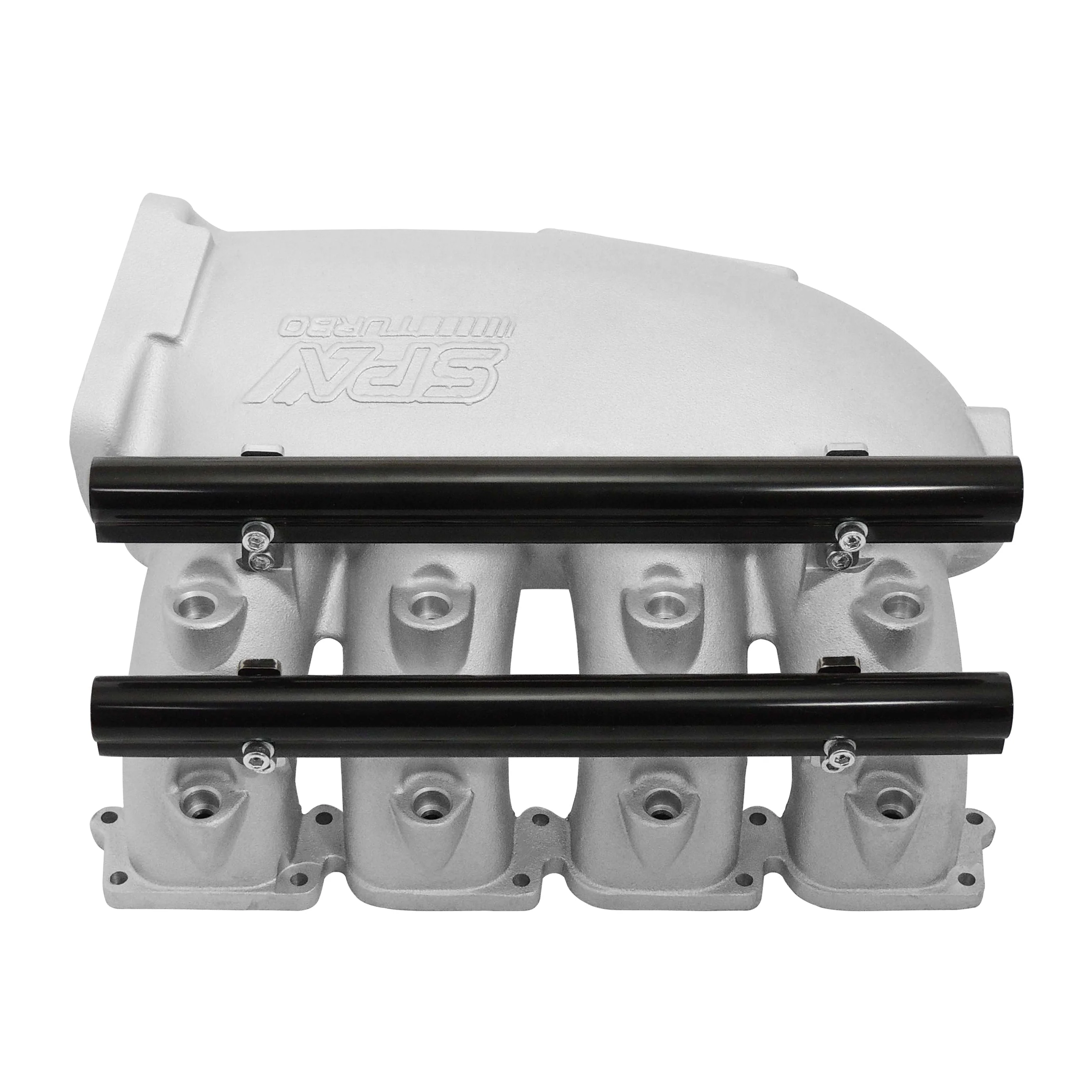 SPA TURBO Cast Aluminum Intake Manifold for transverse VW/AUDI 1.8T with 8 injectors Fuel Rail Kit (left side OEM throttle) - Image 2