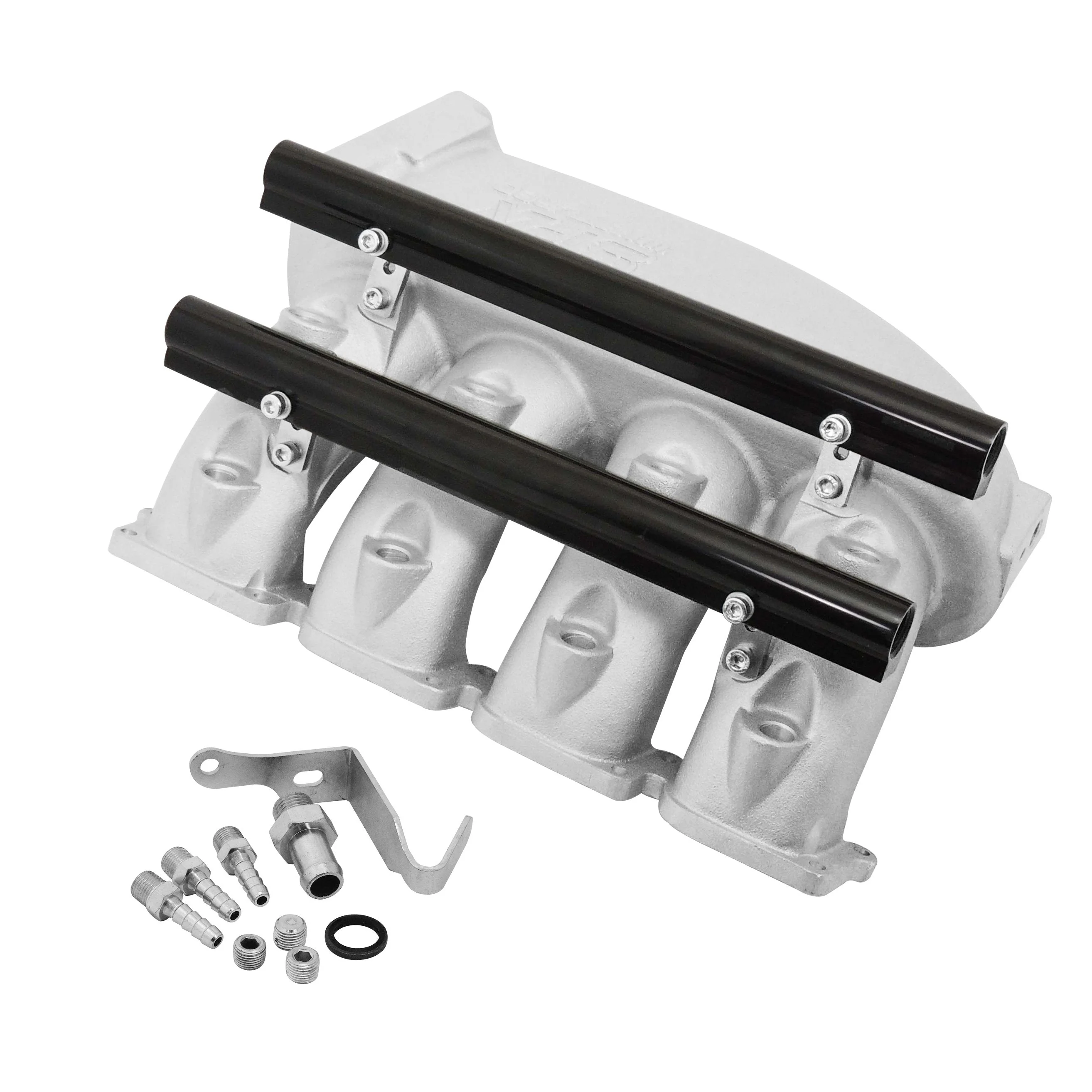 SPA TURBO Cast Aluminum Intake Manifold for transverse VW/AUDI 1.8T with 8 injectors Fuel Rail Kit (left side without throttle bolt holes)
