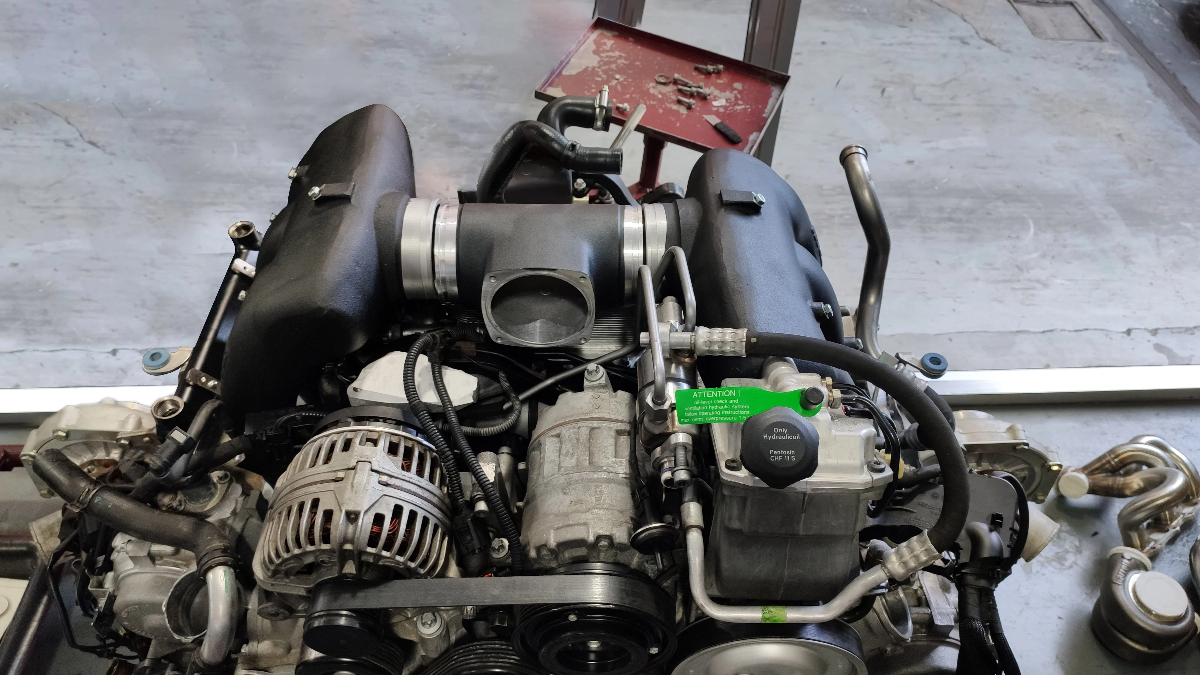 SPA TURBO Cast Aluminum Intake Manifold Plenum upgrade for Porsche 911 997.1 Turbo/GT2 - Image 6