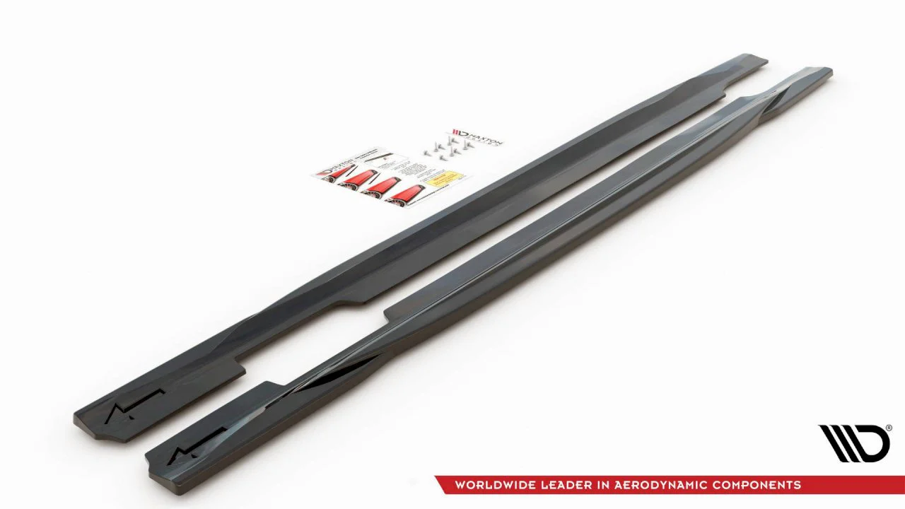 Maxton Design Side Skirts SPLITTERS AUDI A5 F5 S-LINE SPORTBACK FACELIFT (2020- UP) - Image 4