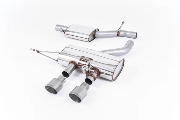 Milltek VW MK6 Golf R Cat-back Active Exhaust System (Resonated) w/ Titanium Tips