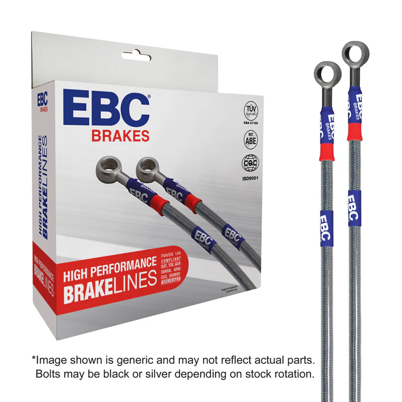 EBC Brake Line Stainless Braided Brake Lines BLA7570-6L