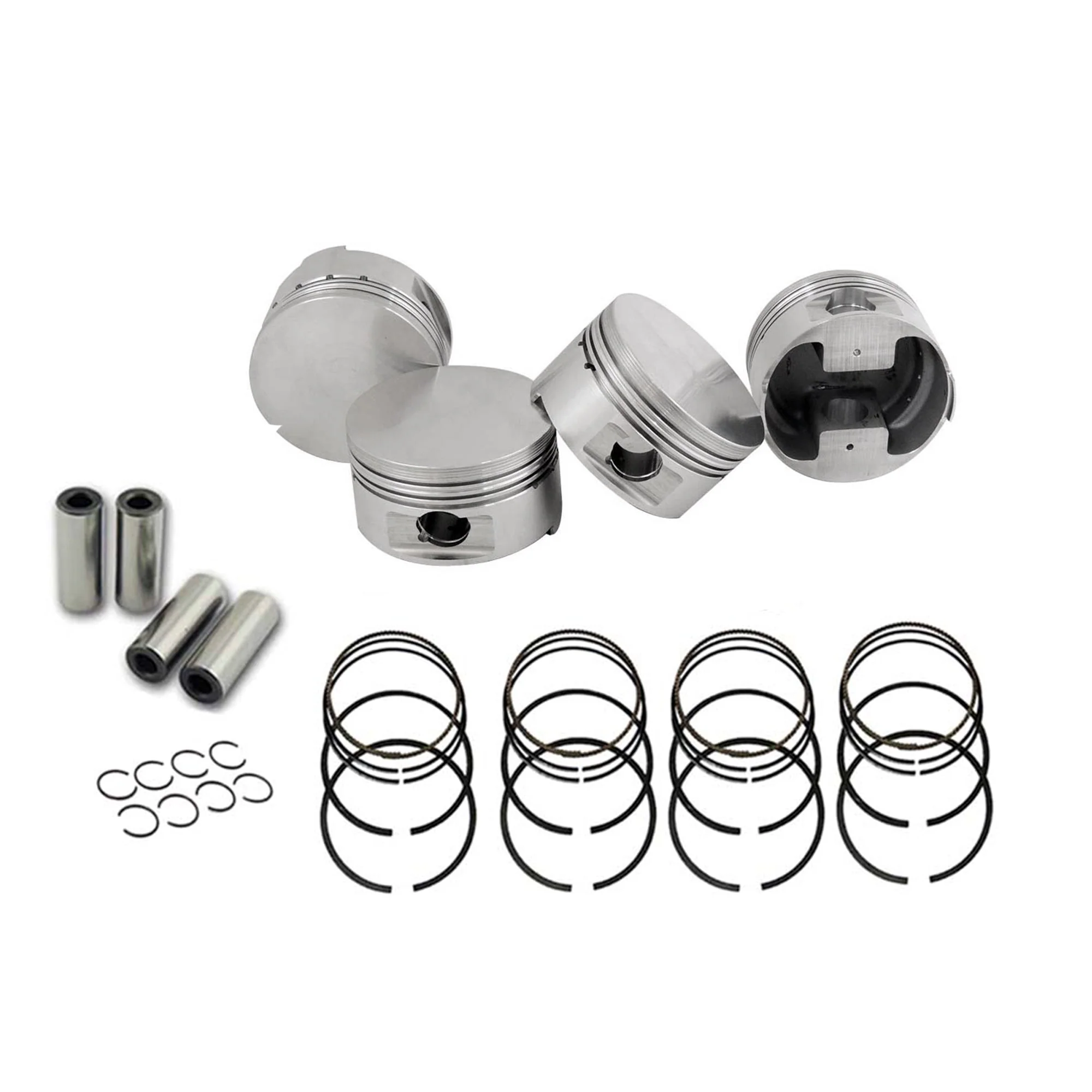 SPA TURBO Forged flat top piston and rings set 83.5mm VW 2.0L 8V