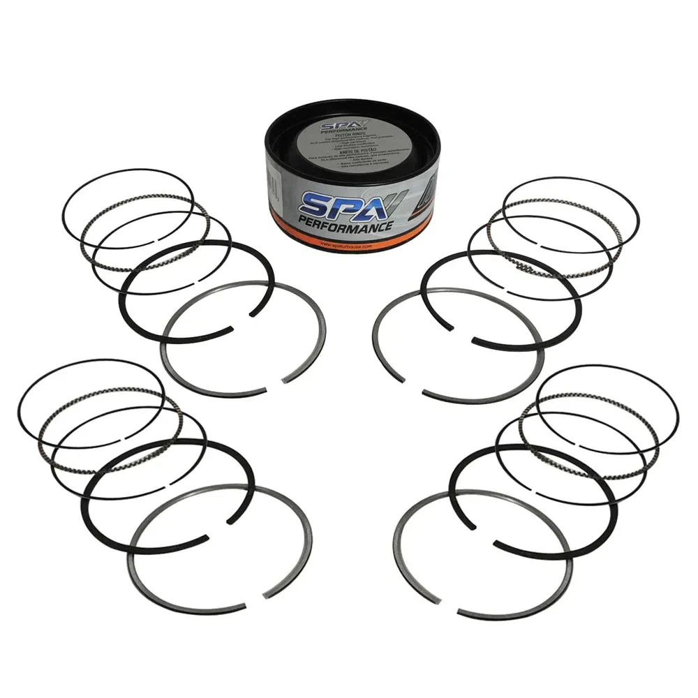 SPA TURBO Forged flat top piston and rings set 83.5mm VW ABA 2.0L 8V + VW 159mm x 20mm High Performance Steel Basic Connecting Rod set 3/8" bolt (1000hp) - Image 7