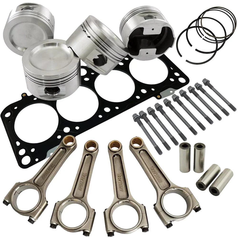 SPA TURBO Forged piston and Connecting rod kit + 118mm head stud + MLS decompression Head Gasket 2.5mm for VW 1.8 8V (83,75mm) 1000hp