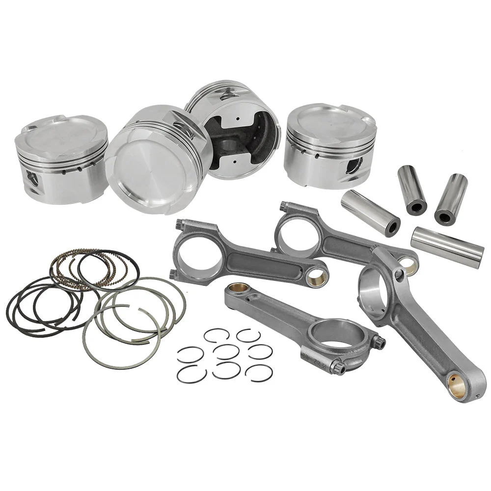 SPA TURBO Forged piston and Connecting rod kit for X20XEV / C20XE 2.0 / 2.2L 16V (86.5mm) Chevy Euro
