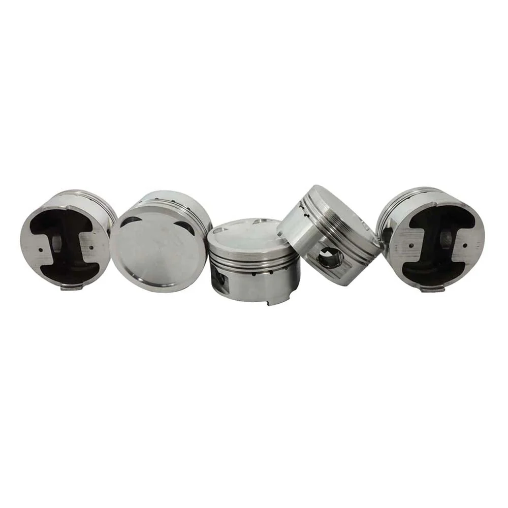 FORGED PISTON AND RINGS SET 82,5MM VW 2.5L JETTA MK5 5Cyl 07k + 144MM X 20MM HIGH PERFORMANCE STEEL CONNECTING ROD SET 7/16"" BOLT (1000HP) - Image 2