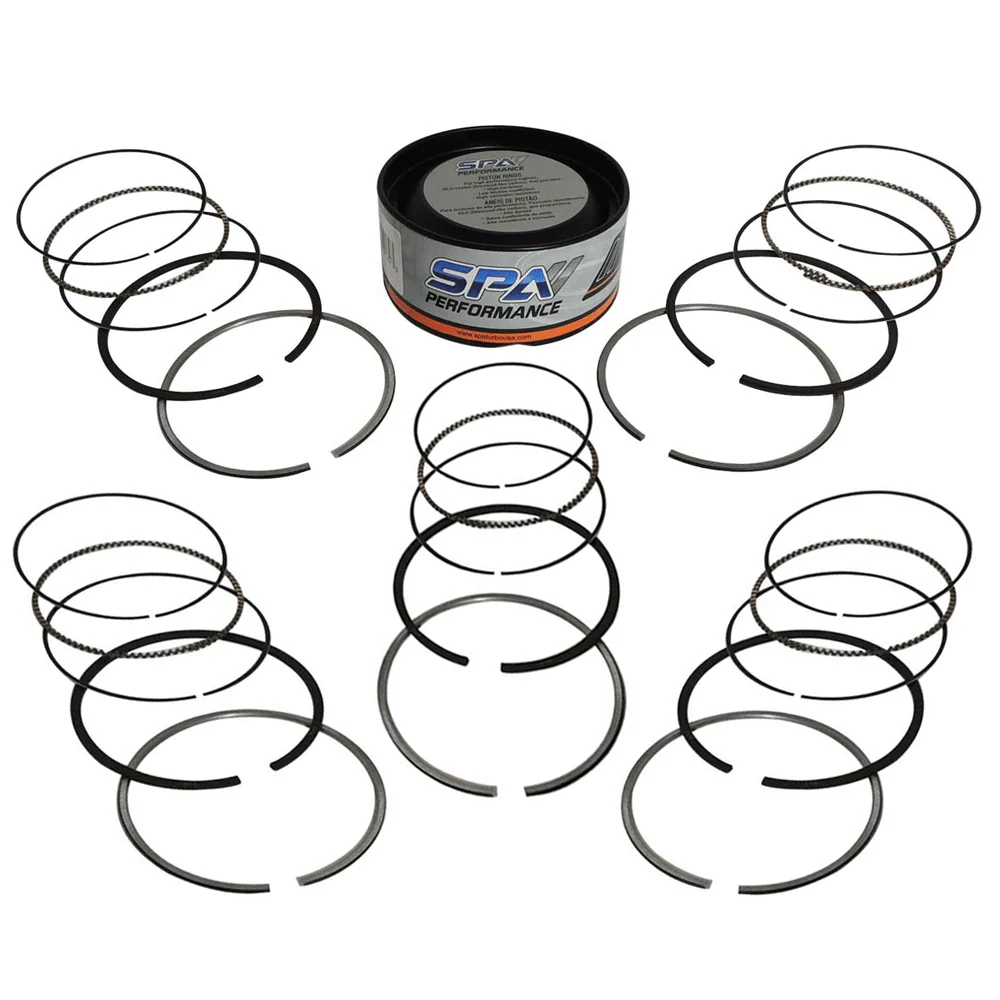 SPA TURBO Forged piston and rings set 83.5mm + 144mm x 20mm High Performance Basic Connecting Rod Set 7/16" bolt (1100hp) for Fiat/Lancia inline 5cyl 20V - Image 3