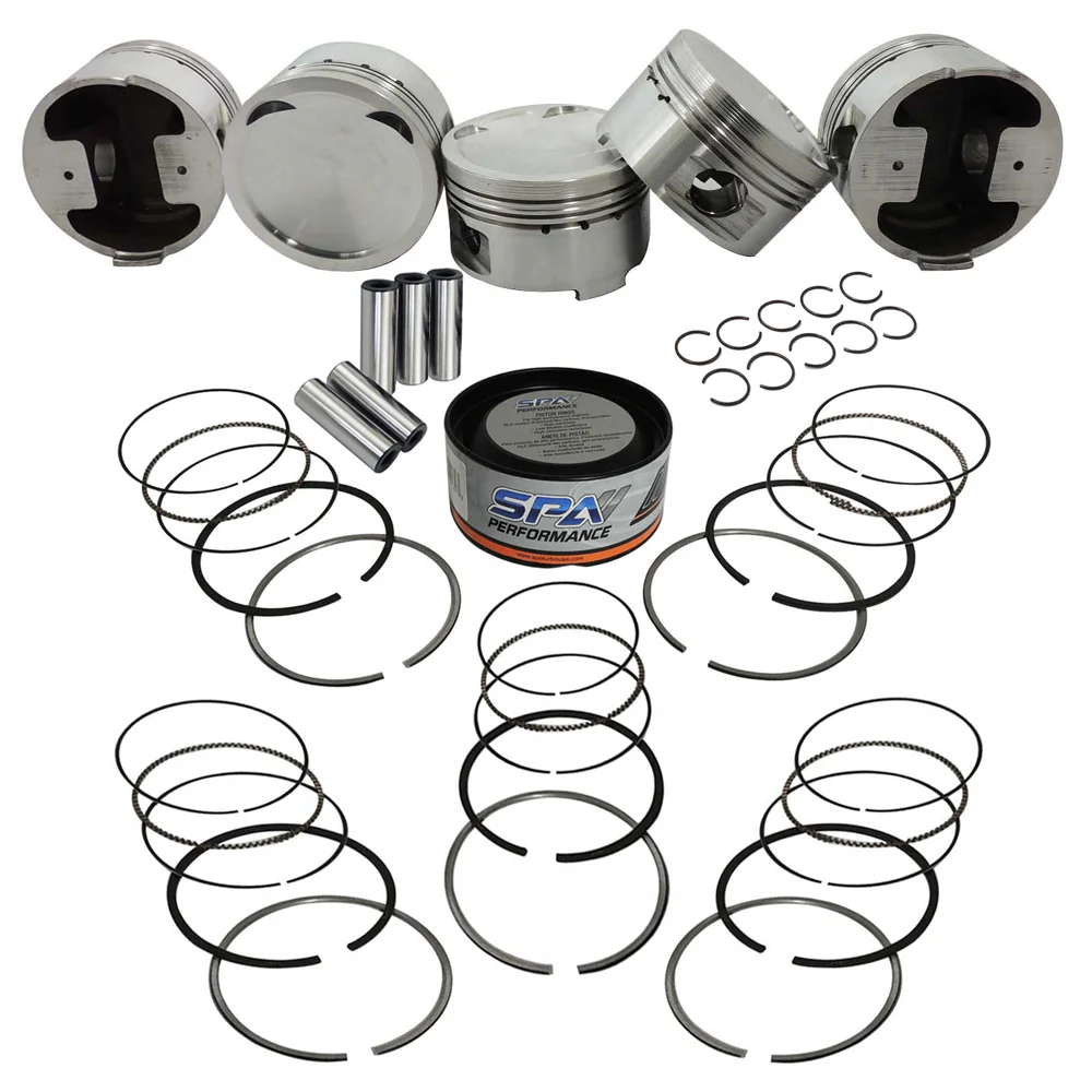 SPA TURBO Forged piston and rings set 83.5mm VW 2.5L Jetta MK5 07k